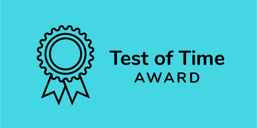Test of Time Award graphic